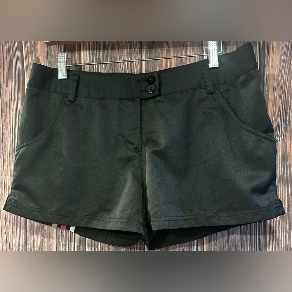 Adidas Women's Black Athletic Shorts - Size 8